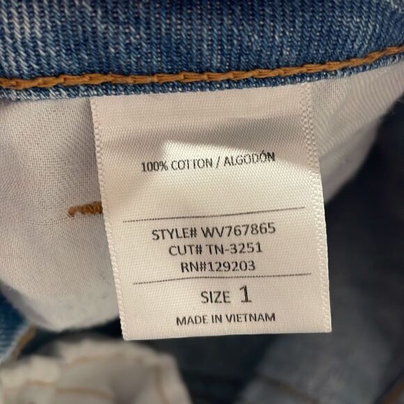 Fashion Nova distressed high rise boyfriend jeans size 1 - Picture 8 of 8